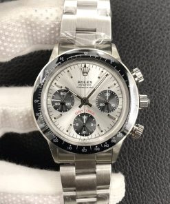 DAYTONA 38MM VINTAGE BLACK BEZEL SILVER DIAL