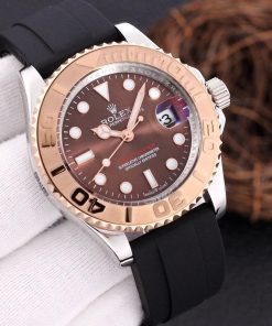 YACHT-MASTER STEEL CASE RUBBER STRAP