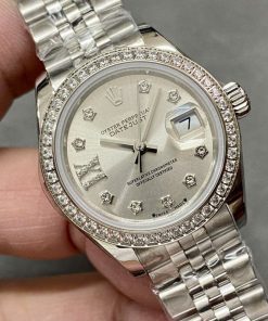 DATEJUST 28MM DIAMOND BEZEL STAINLESS STEEL