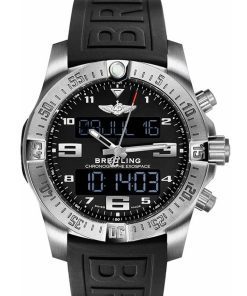 Breitling Exospace B55 46mm Black Rubber Deployment EB5510H1 BE79