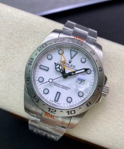 EXPLORER II 42MM STAINLESS STEEL WHITE DIAL